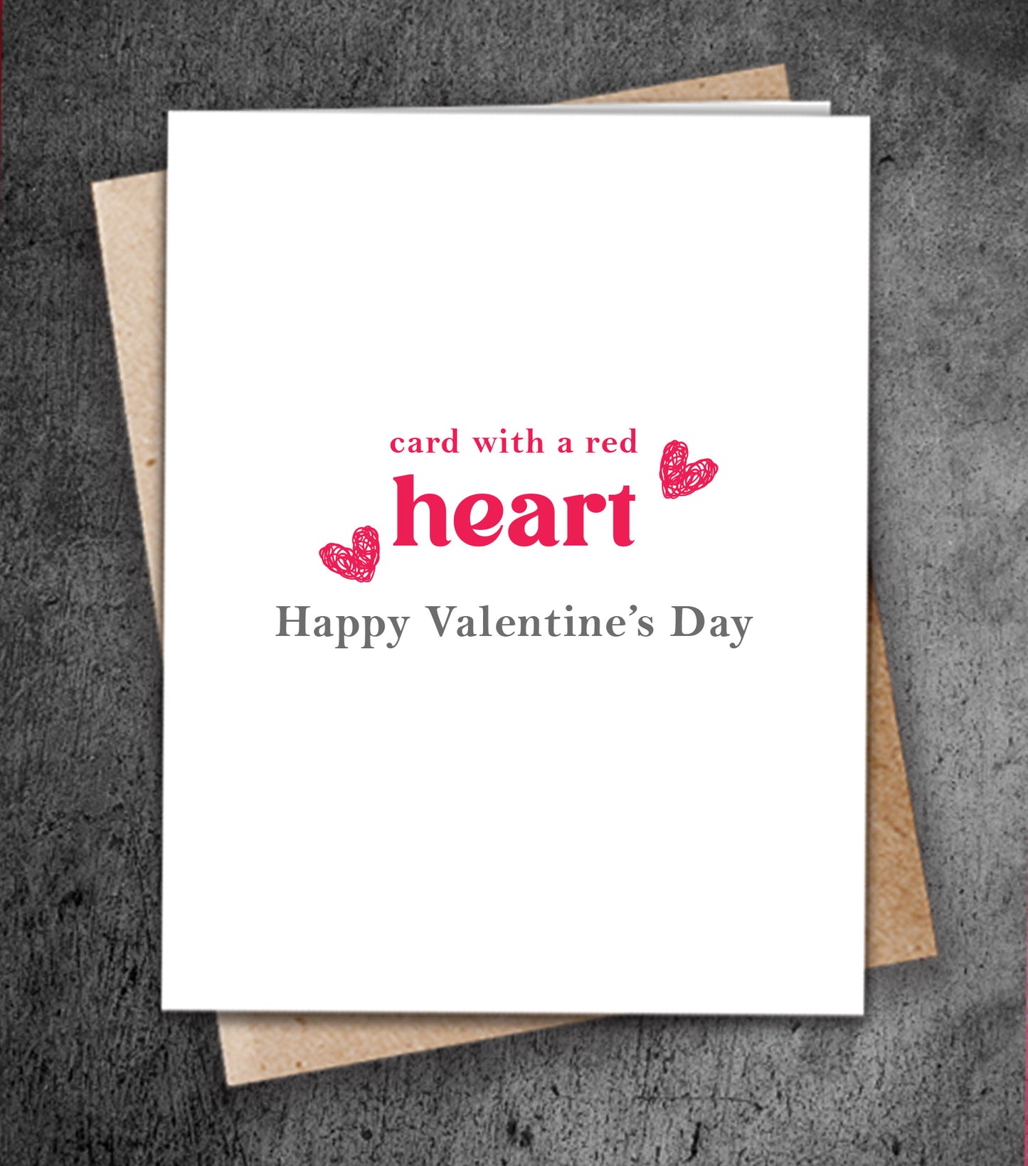 Obligatory card with a red heart