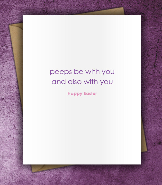 Peeps be with you