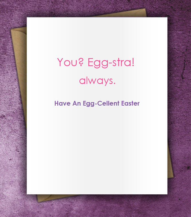 Be Egg-stra!