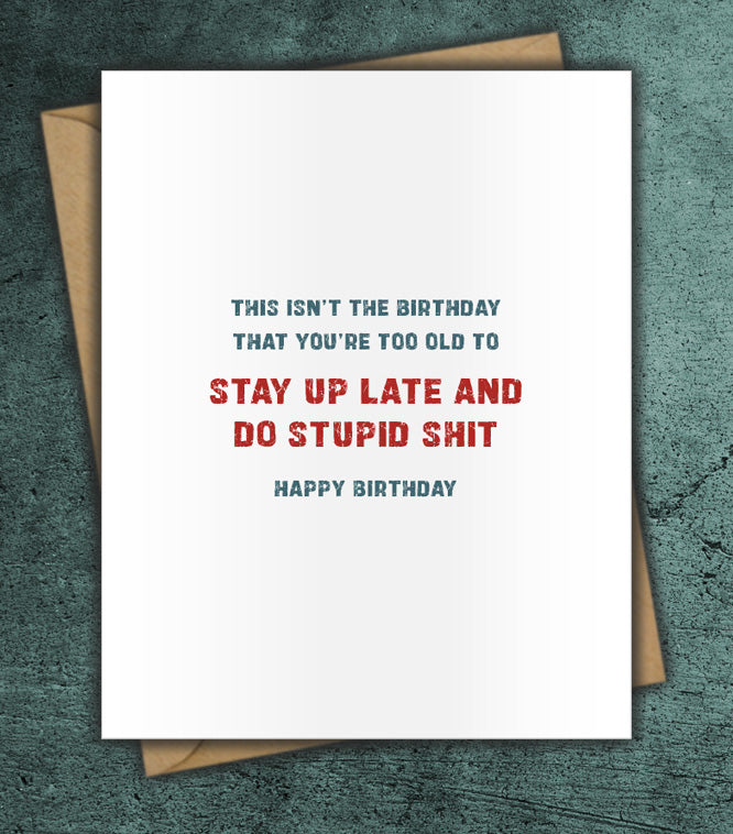 Trash Panda sending birthday wishes