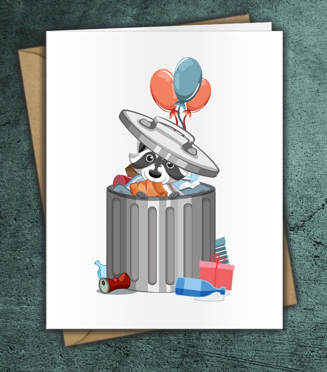 Trash Panda sending birthday wishes