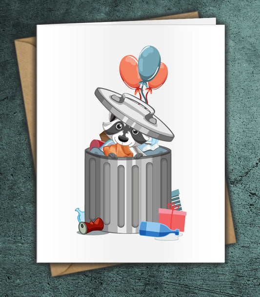 Trash Panda sending birthday wishes