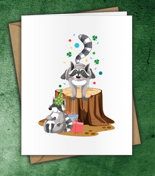 Trash Panda is ready to party
